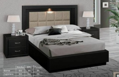 Adonis  Series – 6ft by 6ft Bedframe   2 Bedsides   Upholstered Bedfloor Bed Frames Largelife Furnitures