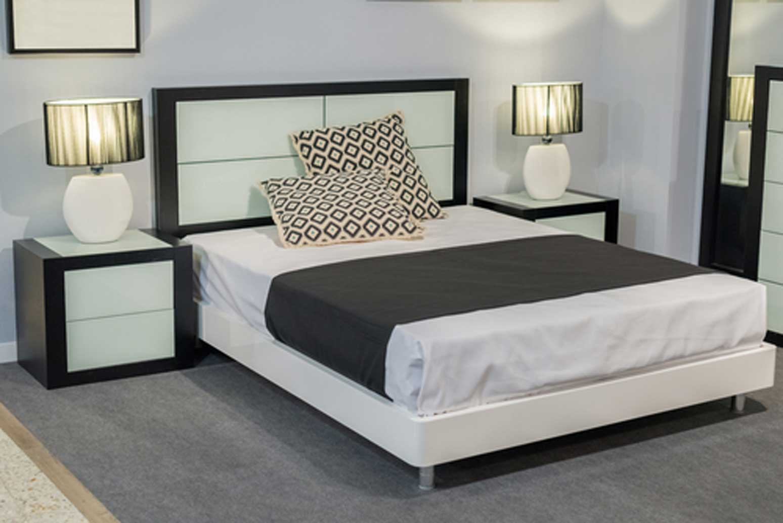 Adorable-Series-021-King-Size-Bed-Set-With-2-Night-Stands.jpg Adorable Series 021 – King Size ( 6ft by 6ft) Bed Frame With 2 Night Stands - Image 1