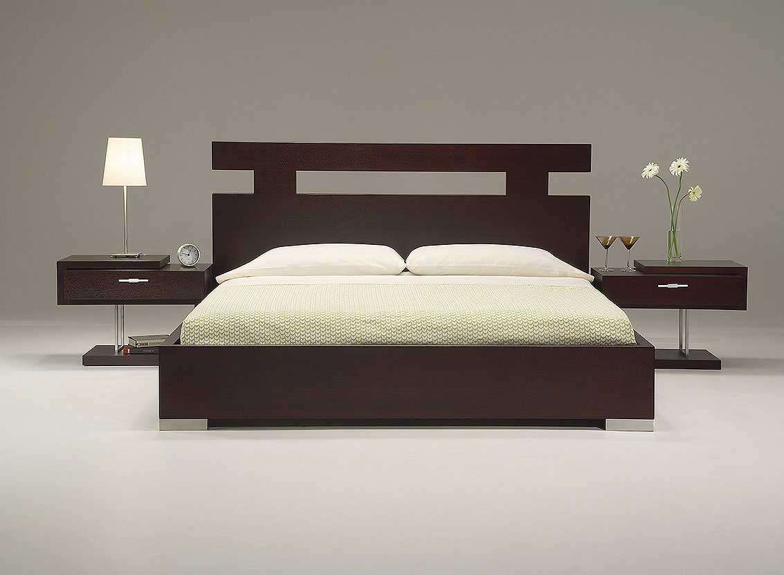 Adorable-Series-022-King-Size-Bed-Set-With-2-Night-Stands.jpg """"""""Abiola IV Series"""""""– 6ft by 6ft King Size Bedframe With 2 Night Stands - Image 1