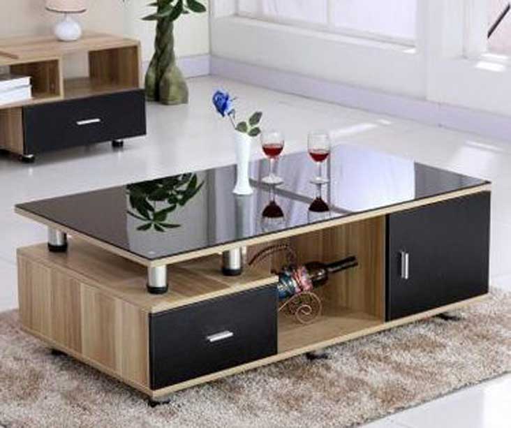 Andrews Series II Coffee Table(With Premium High Gloss Top And High Gloss Drawer Face) Center Tables Largelife Furnitures