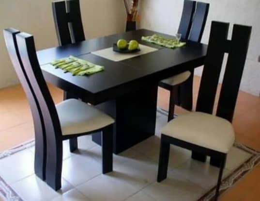 Abel’s 4 Seater Dinning (Mahogany Finish) Dining Room Largelife Furnitures