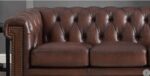 Achievers' IV Series Genuine Italian Leather Premium Chesterfield Sofa Set (3+2+1+1) Seater - Image 6