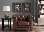 Achievers' IV Series Genuine Italian Leather Premium Chesterfield Sofa Set (3+2+1+1) Seater - Image 10