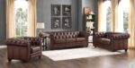 Achievers' IV Series Genuine Italian Leather Premium Chesterfield Sofa Set (3+2+1+1) Seater - Image 7