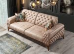 Ambience IX Series Premium 7 Seater Chesterfield Sofa Set (3+2+1+1) - Image 6
