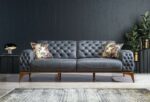 Ambience IX Series Premium 7 Seater Chesterfield Sofa Set (3+2+1+1) - Image 7