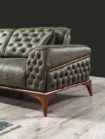 Ambience IX Series Premium 7 Seater Chesterfield Sofa Set (3+2+1+1) - Image 5