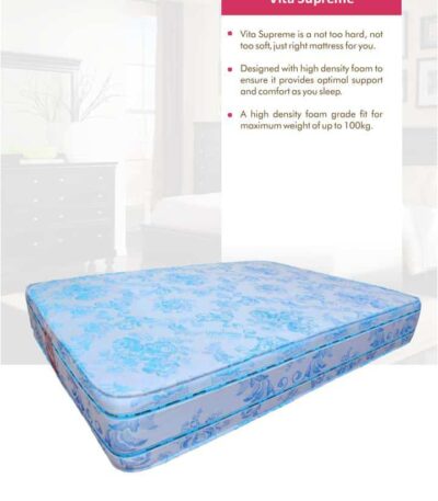 Genuine VitaFoam Supreme (Semi Orthopaedic )Mattresses – (7ft by 7ft by 10 inches thickness) Mattresses, Rugs & Lamps Largelife Furnitures