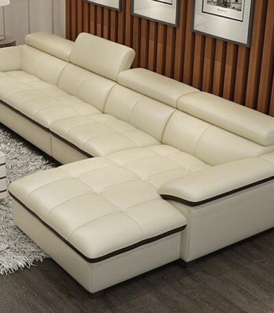 Abbot Series 5 Seater Sectional Premium Leather Sofa Living Room Largelife Furnitures