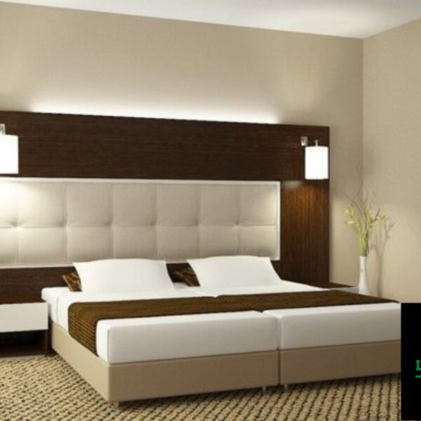 Gates Series Luxury King size (6ft by6ft) Bedframe with the Lights