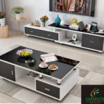 Alli Series Entertainment unit & Coffee Table Set (Premium High Gloss Finish)