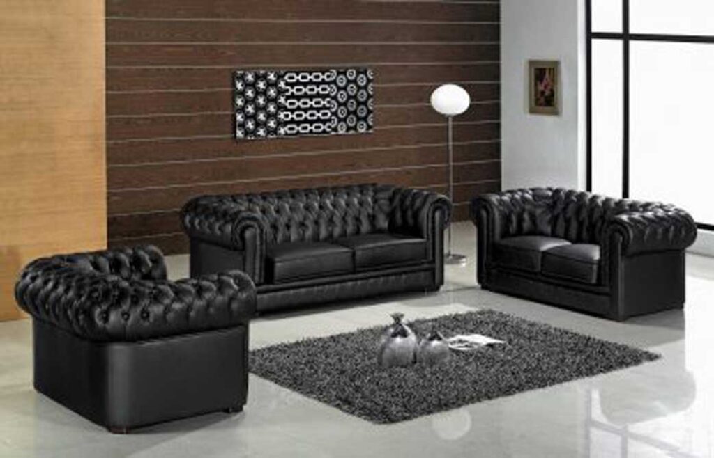 Perfection Series Sofa Set (3,2,1,1) – Pure Animal Skin Finish Living Room Largelife Furnitures