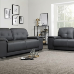 """"""Ambition V Series""""""" Premium  Leather Modular Sofa Set (3  2  1 1)