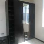 King Charles Wardrobe   Inbuilt Shoe Rack (6ft by 8ft) ,- MDF FINISH