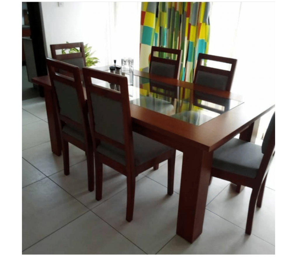 Crystal Series 6 Seater Dining Set Dining Room Largelife Furnitures