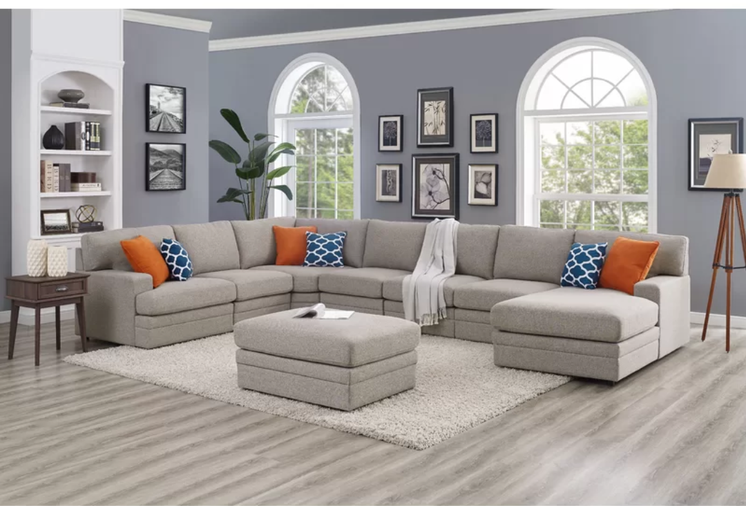 Screenshot_20200510-1207502.png Abundance Series 8 seater Fabric Sectional Sofa Centre Ottoman - Image 1