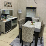 Almond Series 6 Seater dining set (With Open & Close Dining table for cutlery set)