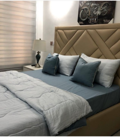 Adenike Series 6ft by 6ft King Size Upholstered Bedframe with 2 bedsides Bed Frames Largelife Furnitures