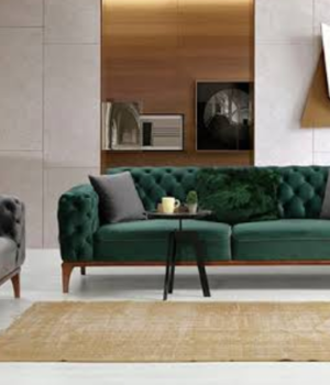 Athena Series Premium Deep Tufted Chesterfield Elite Sofa Set (3,2,1,1) Seaters Living Room Largelife Furnitures