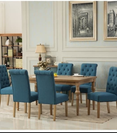 Beta Series 6 Seater Premium Fabric Dining Set Dining Room Largelife Furnitures