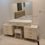 Folake Series Premium Dresser Set (with Gold Plated Handles and Legs)