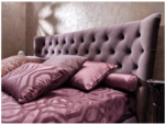 Abubakar Series (6ft by 6ft) KingSize Chesterfield Bedframe with 2 Premium Carved Bedsides and Footstool - Image 3