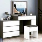 Adenike Series Dresser Set with vanity stool