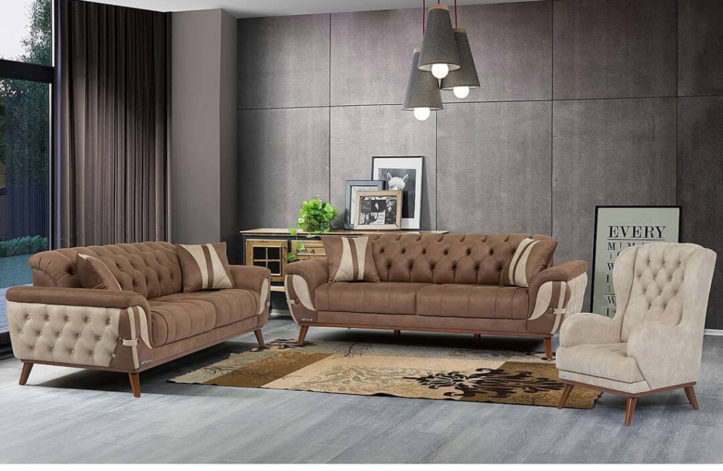 “””””””””””””Antonio IV”””””””””””” Series Premium 7 Seater Chesterfield Sofa Set (3+2+1+1) Seaters Hot New Designs Largelife Furnitures