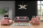 Colonial Club IV Premium 7 Seater Fabric Sofa Set ( 3+2+1+1) Seaters