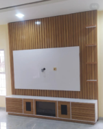 Bianca IV Series Elite TV Entertainment Media  Unit with *(Electric Fire Place)* 8ft by 8ft Height - Image 4