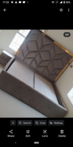 Friday Series 6ft by 6ft KingSize Bedframe+ 2 Bedsides