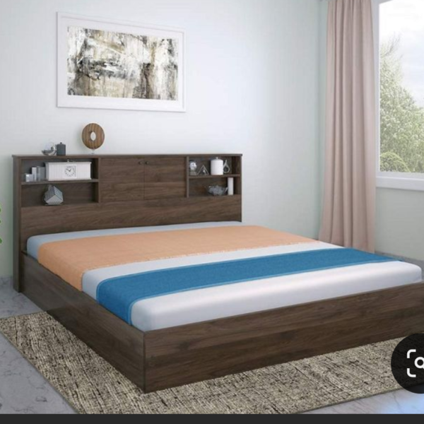 Bukunmi Series 6ft by 6 ft KingSize Bedframe with 2 Bedsides