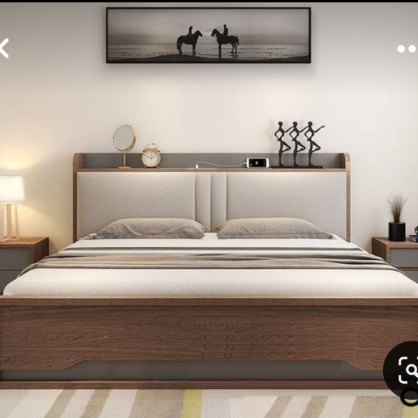 """"""Aaron X """""" Series 6ft by 6ft KingSize Bedframe with 2 Bedsides