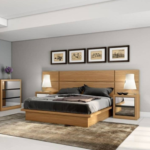 Apex Series 001 - 6ft by 6ft King Size Bedframe with 2 Bedsides