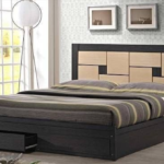 Checkers Series IV 6ft by 6ft KingSize Bedframe with 2 Bedsides & inbuilt drawers