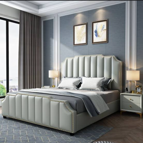 "Ambition" Series Premium 6ft by 6ft KingSize Bedframe with 2 Bedsides