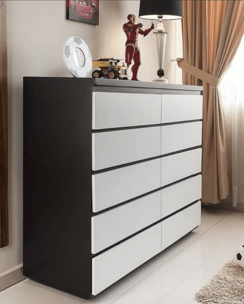 Debo IV Series Dresser set (5ft) with Mirror Bedroom Largelife Furnitures