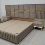 Nifemi IV Series 6ft by 6ft Kingsize Bedframe & 2 Bedsides (With Storage bedfloor)