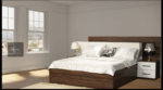 GodWin Series 6ft by 6ft Kingsize Bedframe & 2 Bedsides