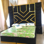 Dogara Series 6ft by 6ft KingSize Bedframe with 2 Bedsides