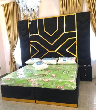 Dogara Series 6ft by 6ft KingSize Bedframe with 2 Bedsides Bed Frames Largelife Furnitures