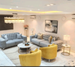 Abass IV SERIES Premium 7 Seater Chesterfield Sofa Set (3+2+1+1)