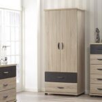 Wardrobe Series 001 – 2 Door Wardrobe 100 Cm by 60cm by H 220cm( MDF FINISH)