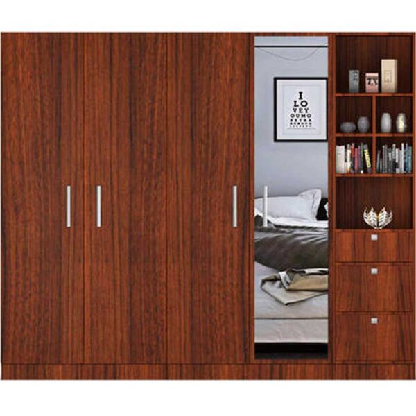 Wardrobe Series 003 – 5 Door 250cm by 62cm by H 220cm (MDF FINISH)
