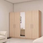 Wardrobe Series 013 – 5 Door 250cm by 62cm by H 220cm (MDF FINISH)