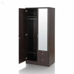 Wardrobe Series 020 – 2 Door 100cm by 62cm by H 220cm (MDF FINISH)