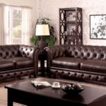 Charlie IX Series Premium Genuine Italian Leather 7 Seater Chesterfield Sofa Set(3+2+1+1 Seaters)