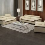 Abbot IV Series Premium Leather 7 Seater Sofa Set (3+2+1+1) + Coffee Table