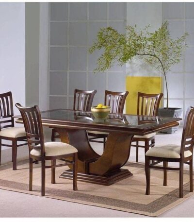 Adeleke Series IV Premium Mahogany 6 Seater Dining Set Dining Room Largelife Furnitures