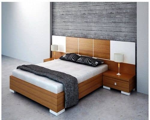 Adeola IX Series 6ft by 6ft King-size Bedframe with 2 Bedsides Bedroom Largelife Furnitures